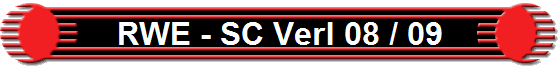 RWE - SC Verl 08 / 09